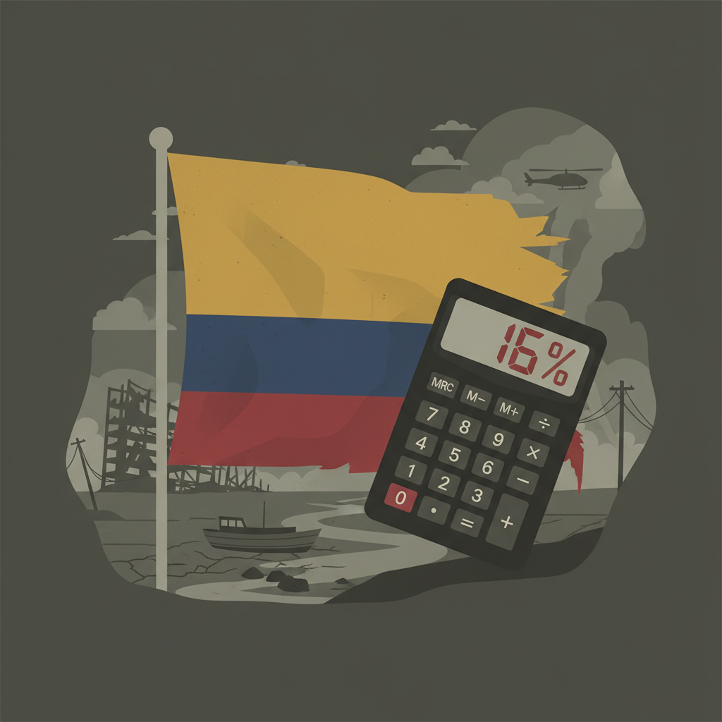 Kolumbia ottaa käyttöön 16 prosentin hätätilaveron vedonlyöntiin