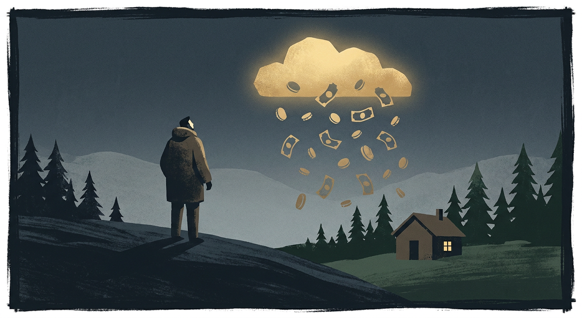 Kuvituskuva: Editorial news illustration about Urjalalainen voitti 78 768 eur