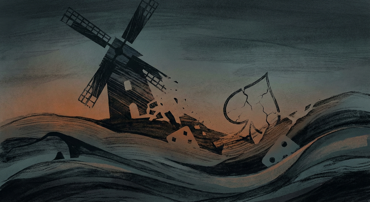 Kuvituskuva: Editorial news illustration about Alankomaat menettää rahapelima